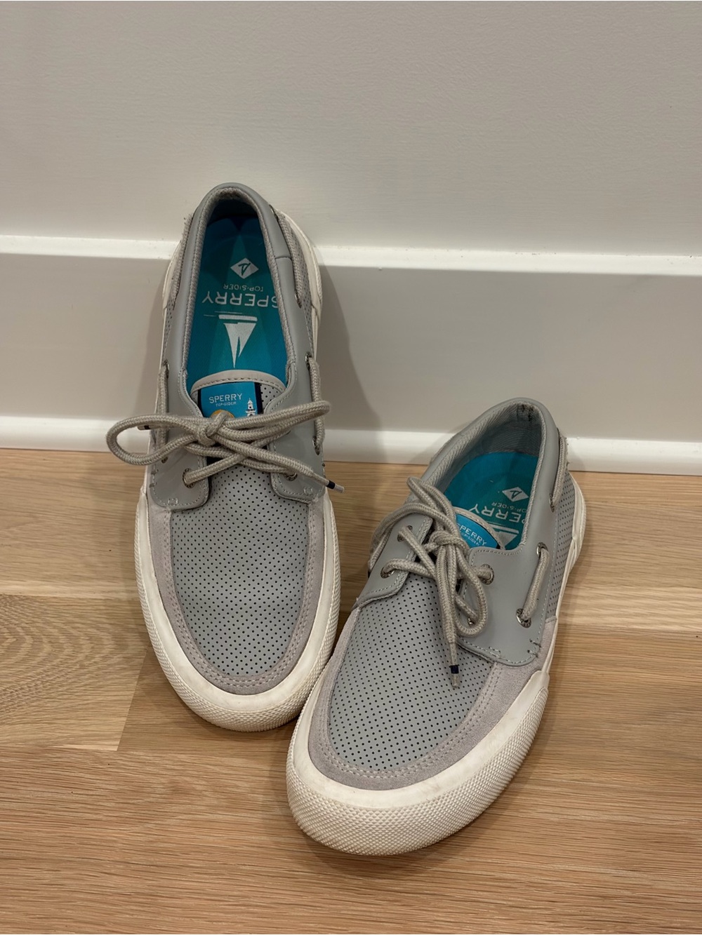Sperry Men's Soletide 2-Eye Sneakers Mens 8 Gray